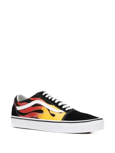vans flame sneakers