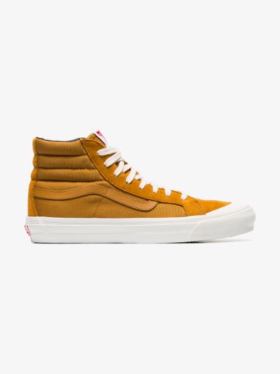 mustard high top vans