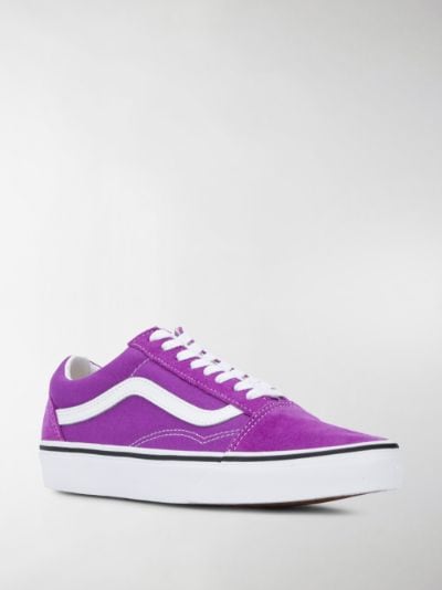 purple low top vans