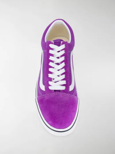 low top purple vans