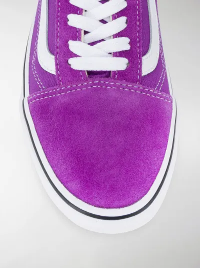 low top purple vans