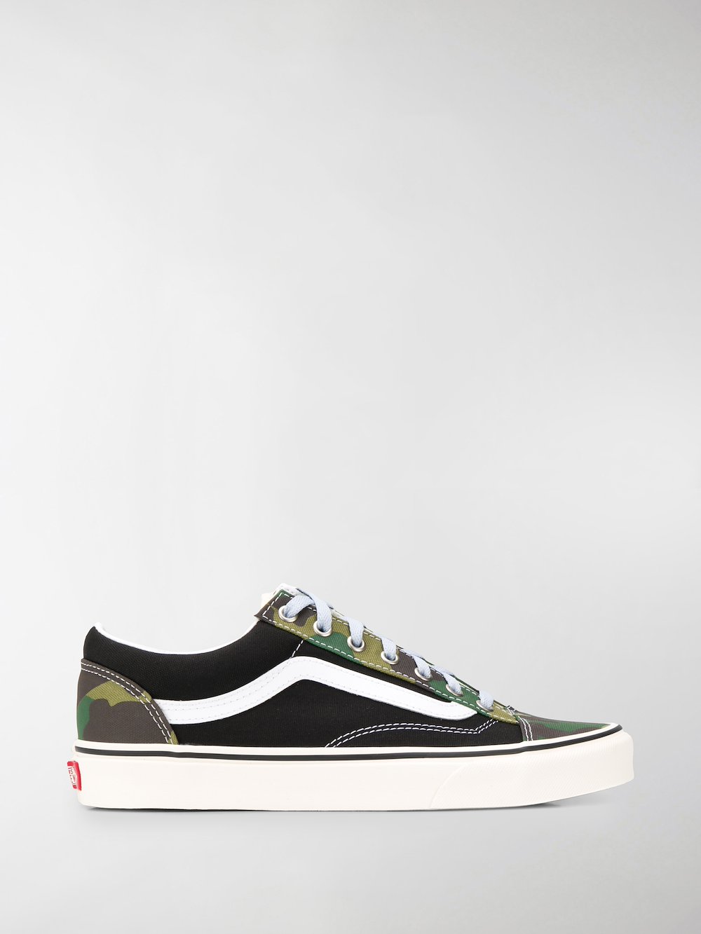 vans black and white camo