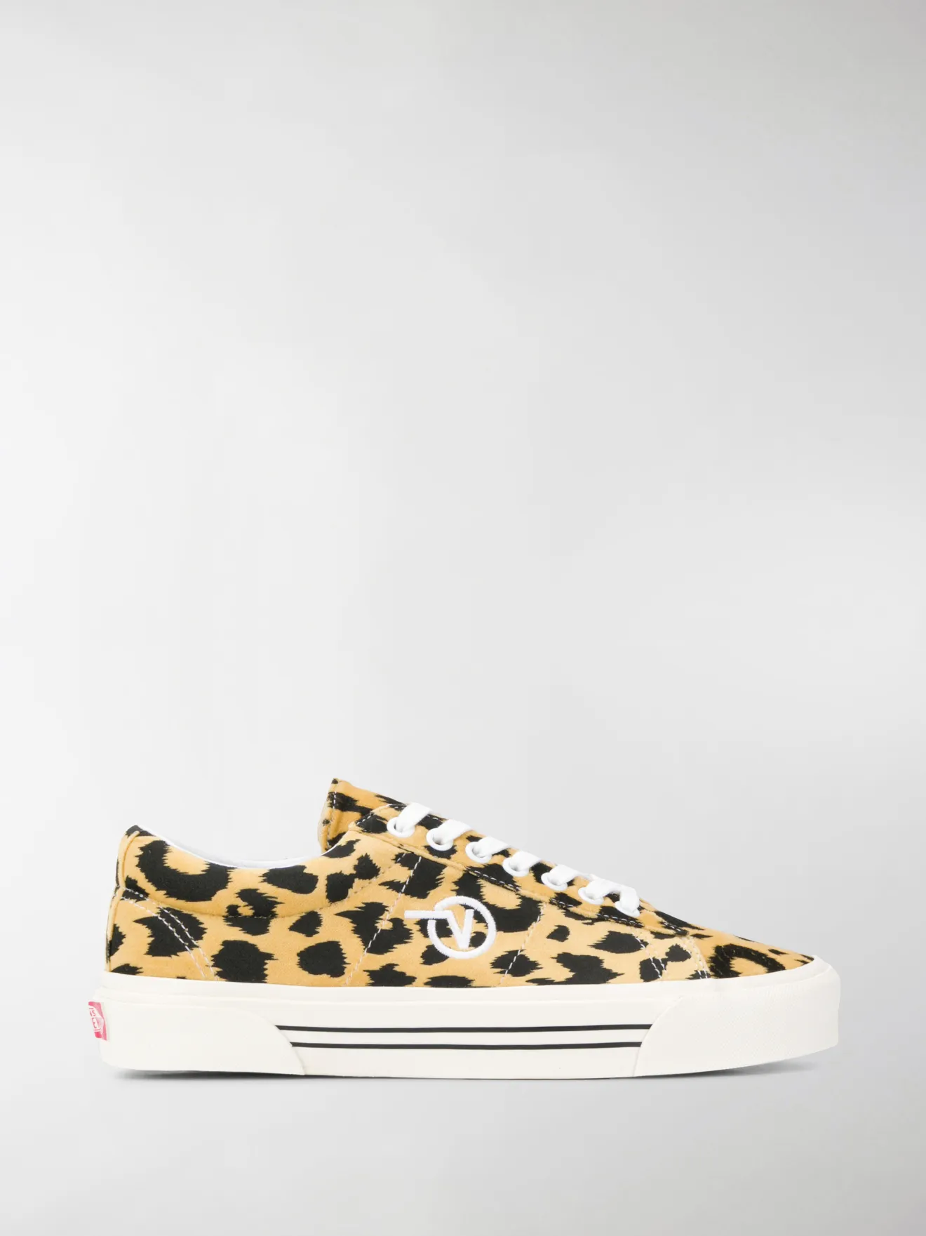 khaki vans with leopard print