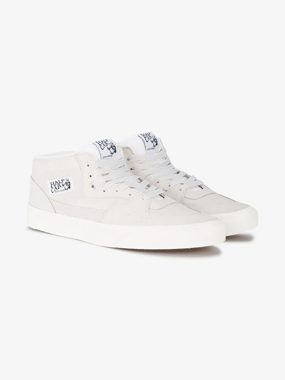 vans half cab mid ankle sneakers (beige) vans half cab mid ankle sneakers (beige)