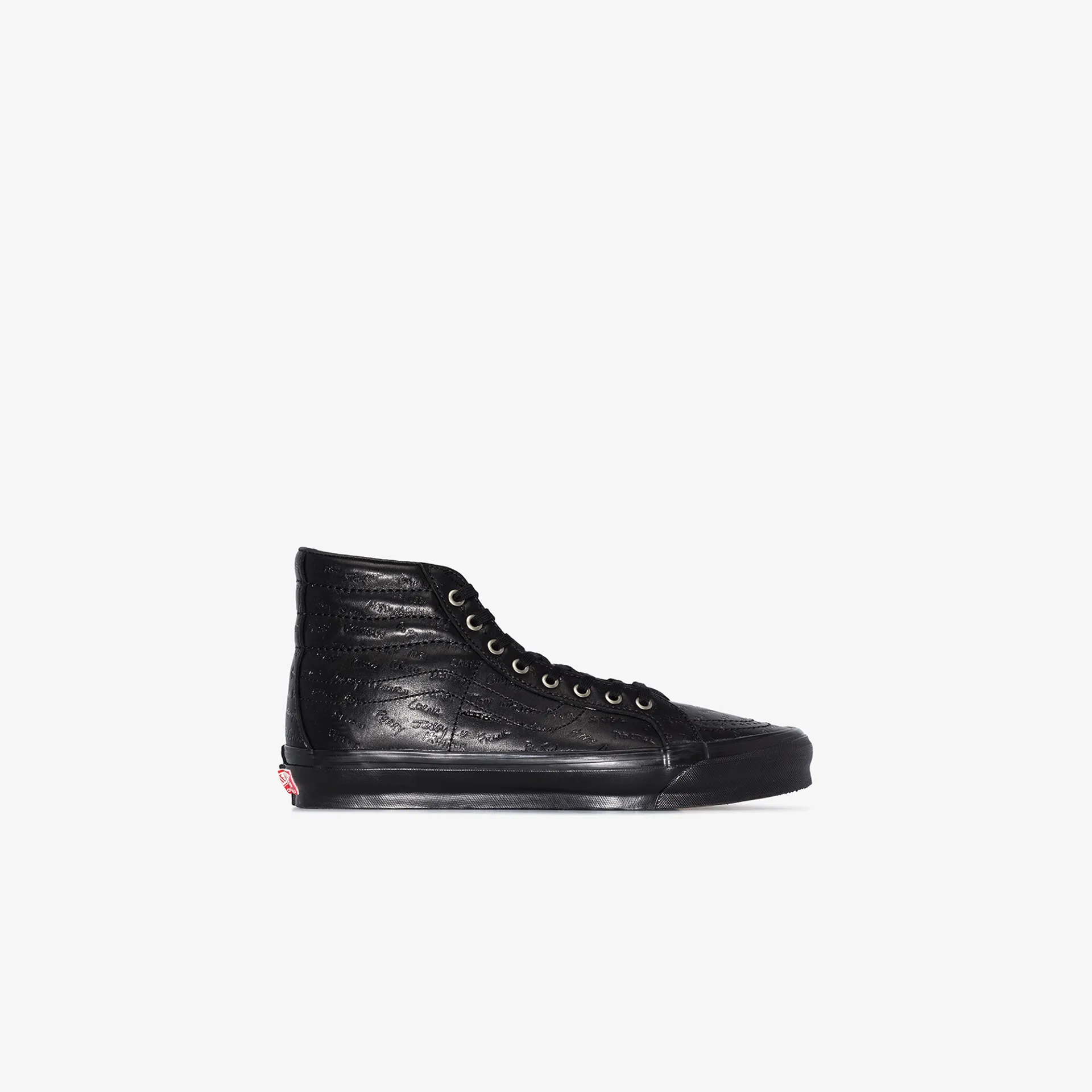vans shoes black high tops