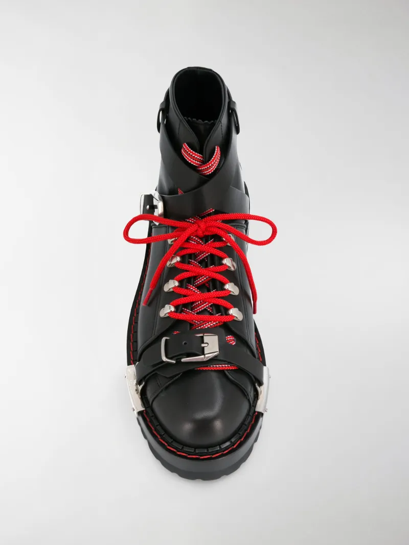 anfibi stringati donna