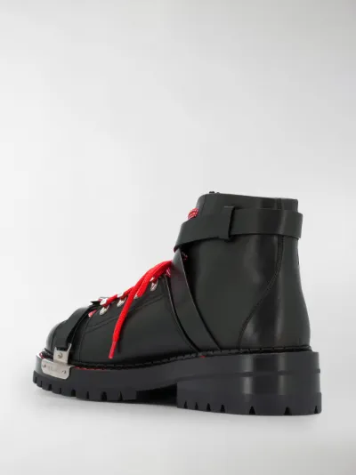 Versace Anfibi con fibbie nero | MODES