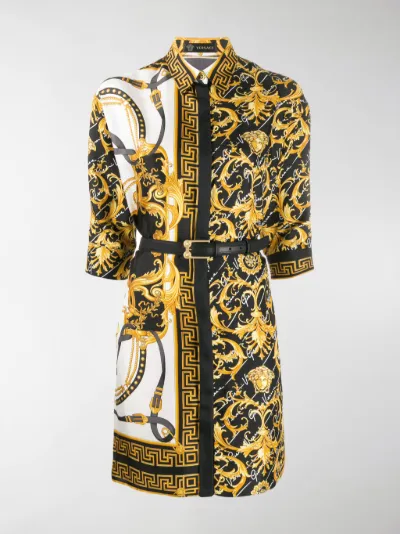 versace shirt dress