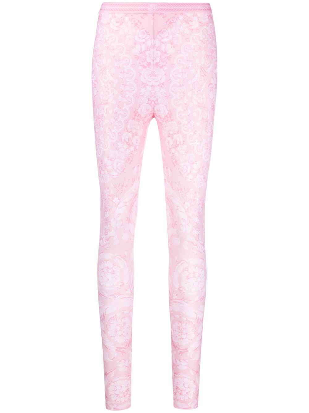 Barocco Leggings Pink,Print