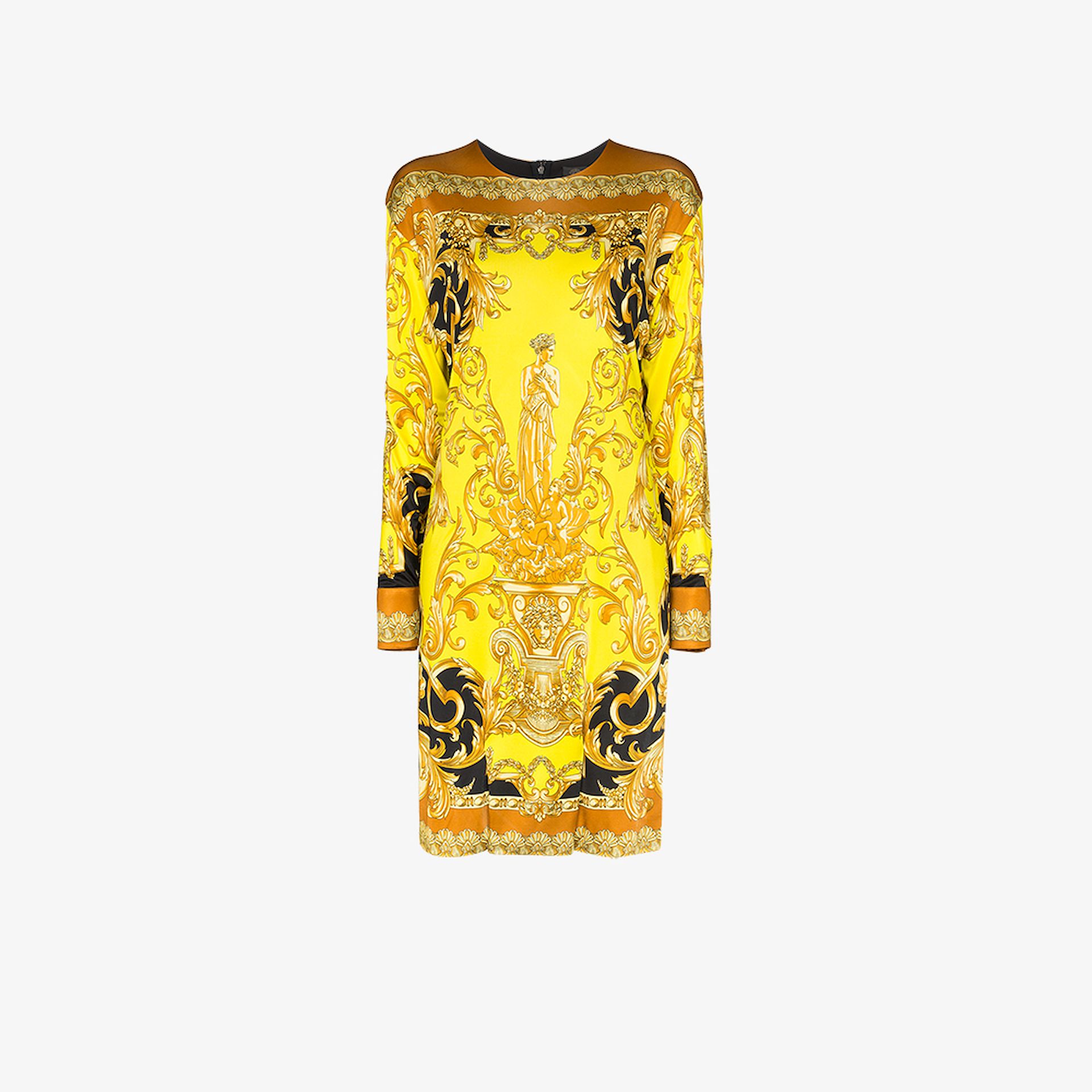 versace long sleeve dress