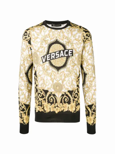 Versace baroque print sweatshirt Eraldo DE