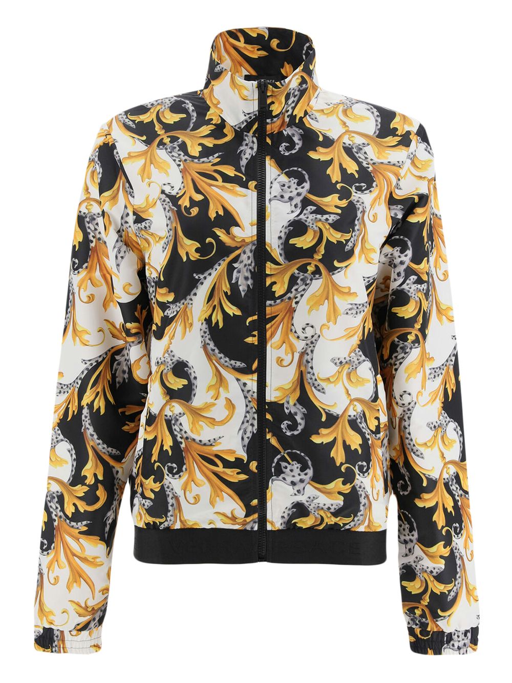 versace baroque print jacket