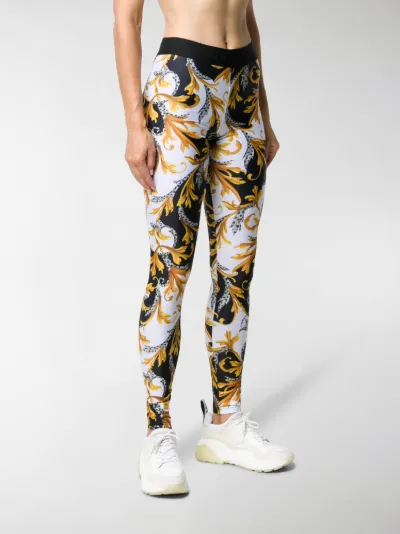 versace gym leggings