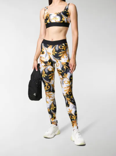 versace gym leggings