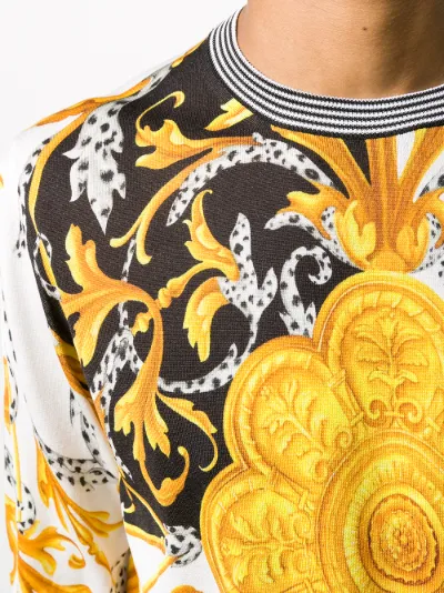 Versace discount baroque sweatshirt