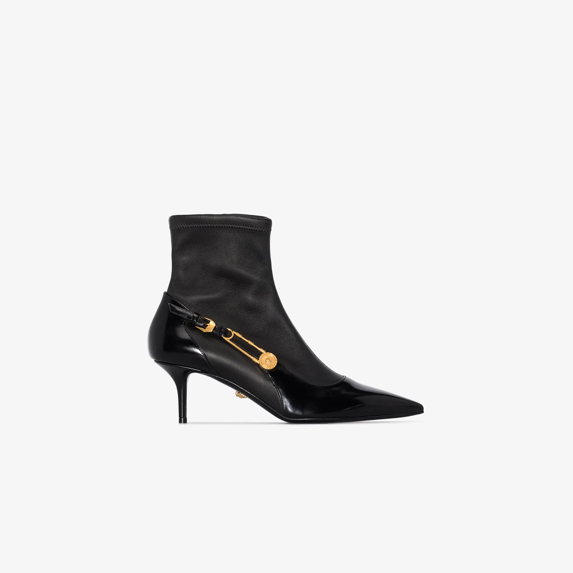 pointed toe leather boots