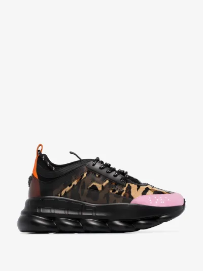 versace leopard sneakers