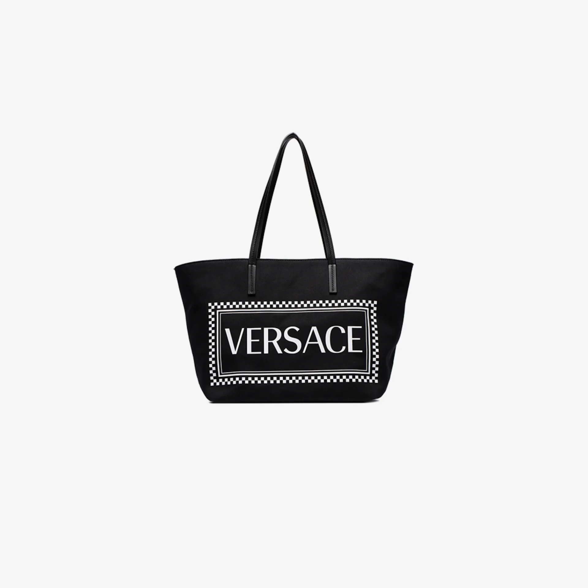 versace black tote