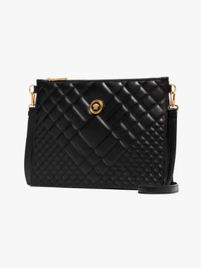 versace quilted medusa evening bag