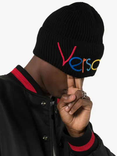 versace beanie hat