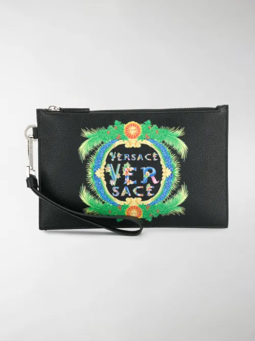 Versace - Borsellino stampato Beverly Palm