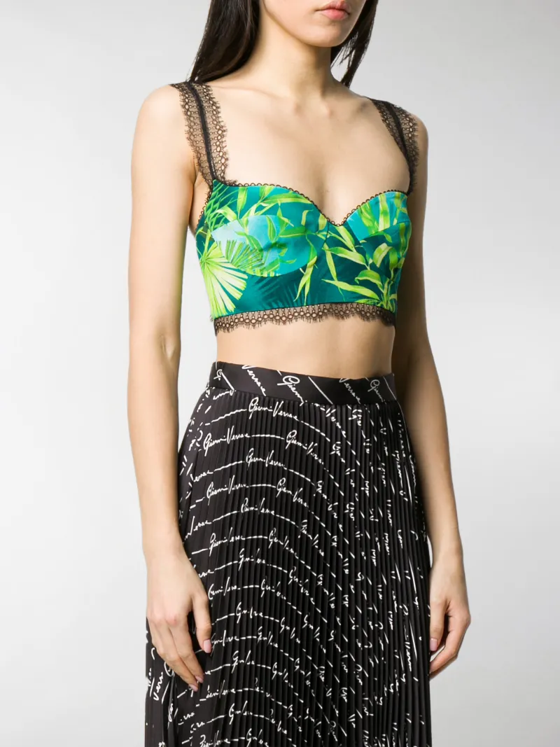 versace bralette top