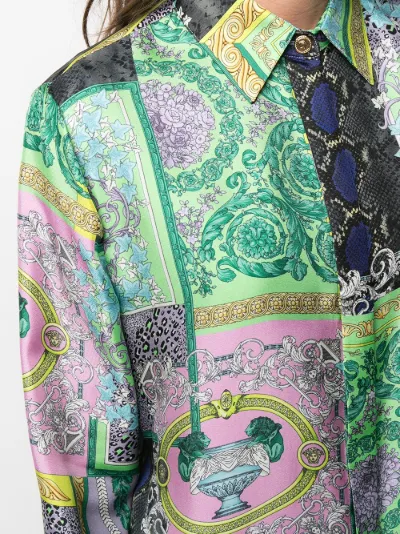 camicia fantasia versace