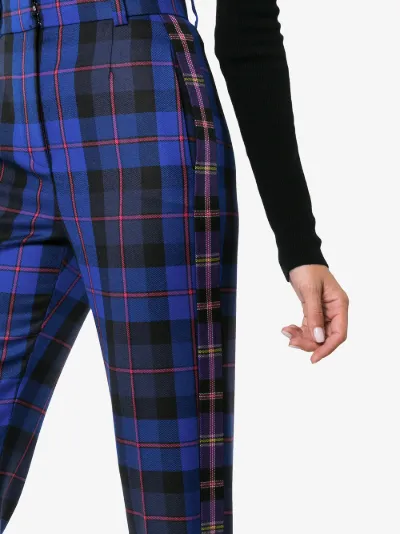 versace plaid pants