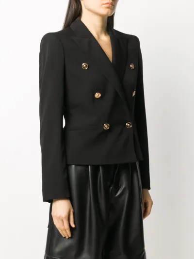 versace double breasted blazer