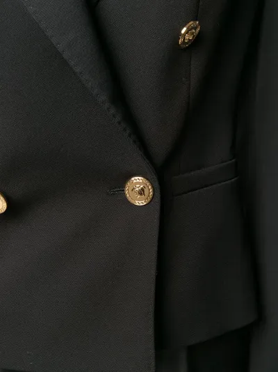 versace double breasted blazer