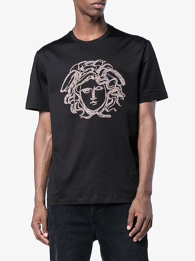 Versace crystal medusa t shirt | Browns