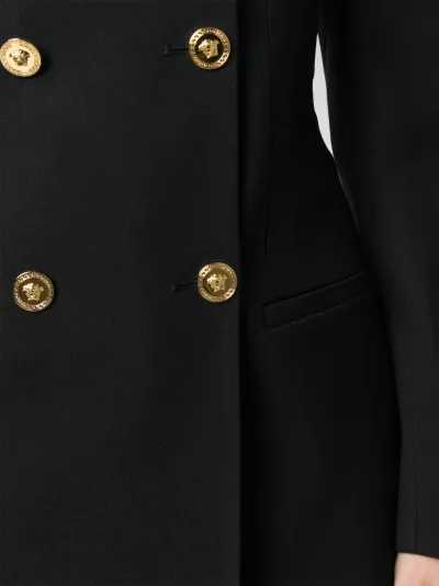 versace double breasted blazer