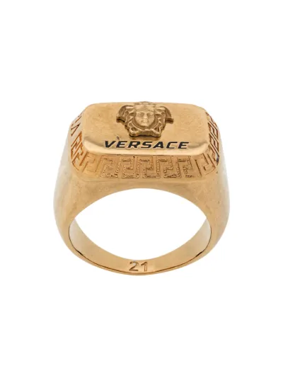 Versace on sale logo ring