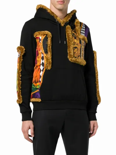 versace felpa con cappuccio