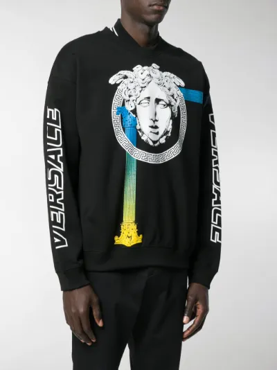 felpa versace medusa