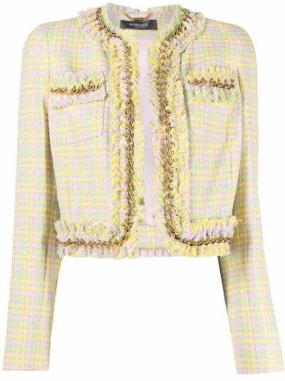Versace Giacca con stampa viola | MODES