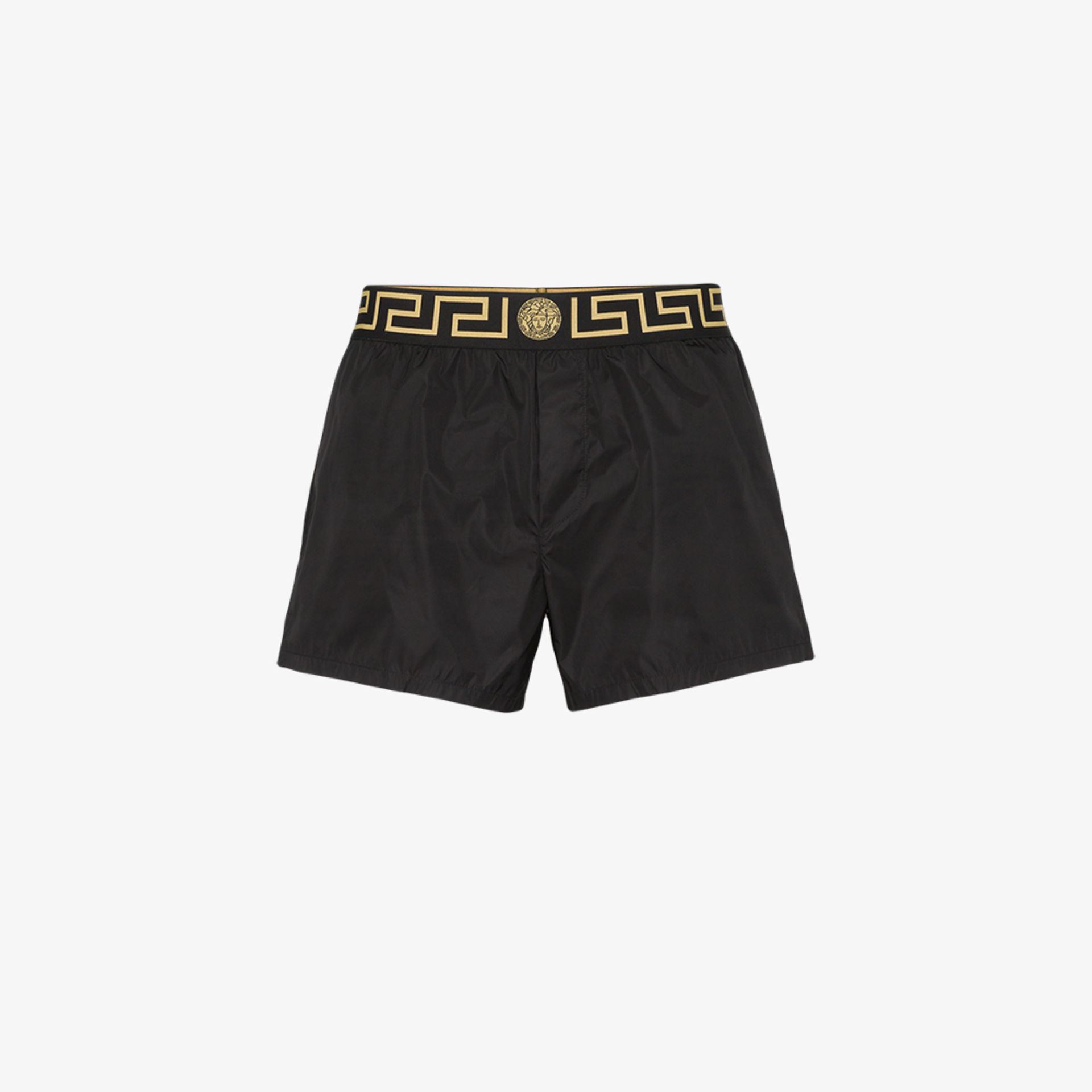 versace swim trunks white