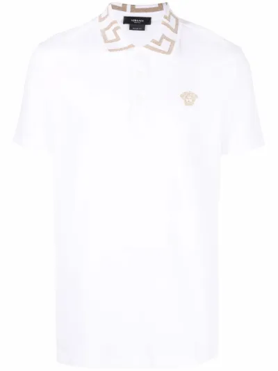 versace polo white