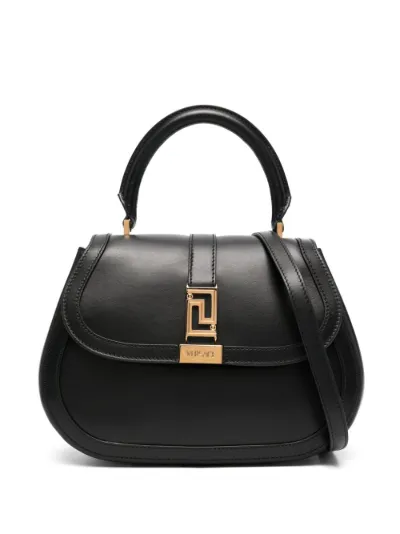 Versace leather hot sale tote bag