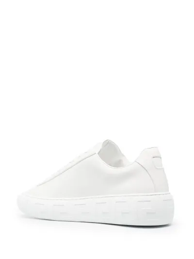 Versace Greca logo-print low-top sneakers white | MODES