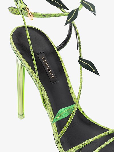 versace antheia leaf heels