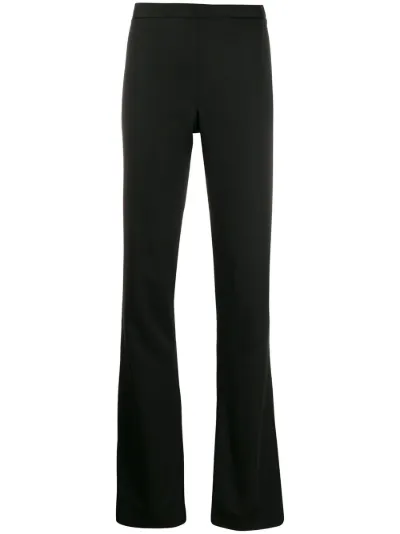 Versace high-waisted bootcut trousers 