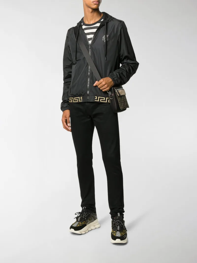 versace hooded jacket