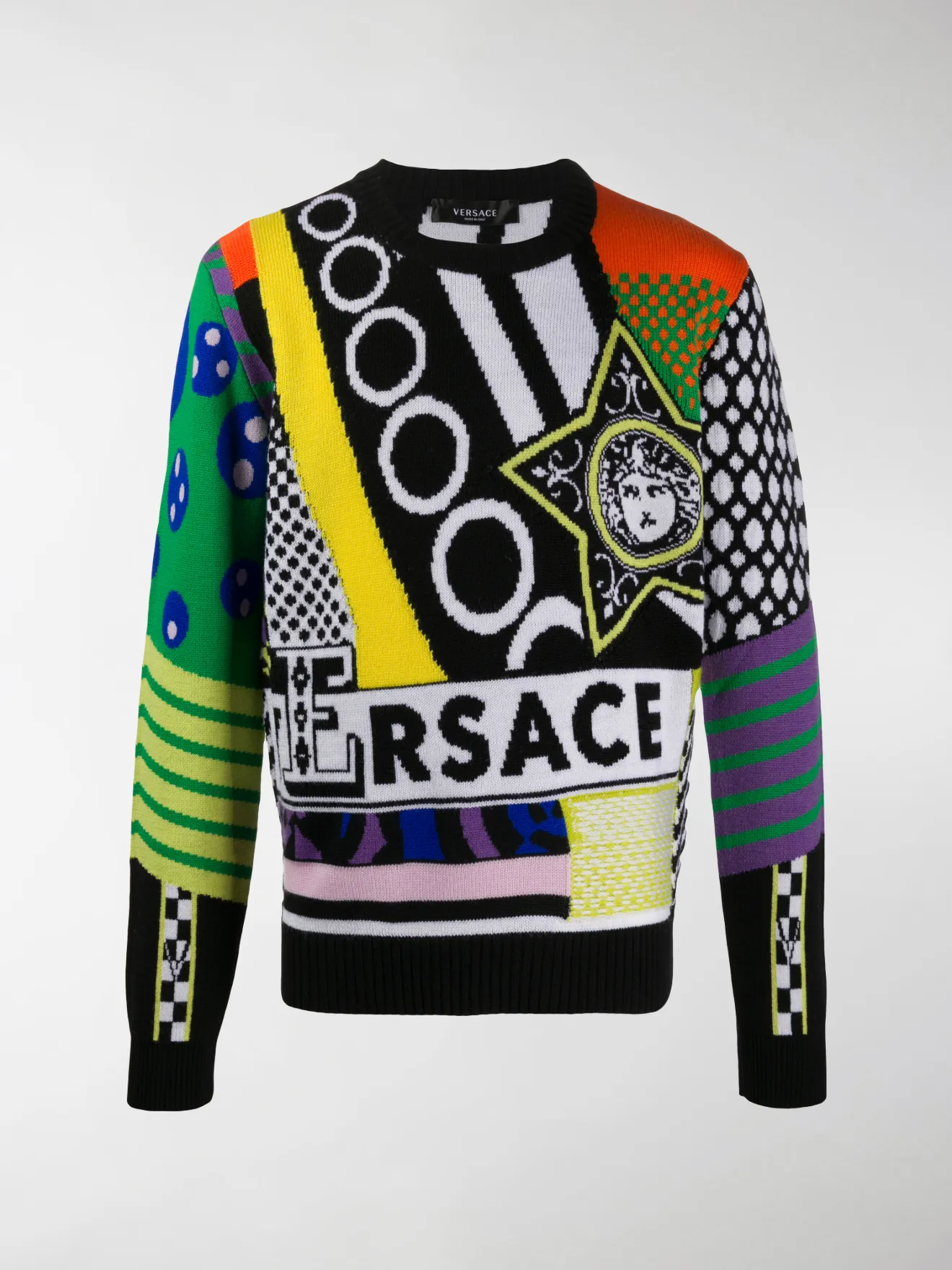 versace knitted jumper