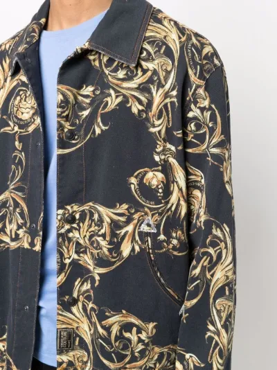 versace jeans jacket black