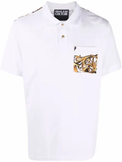 versace polo white