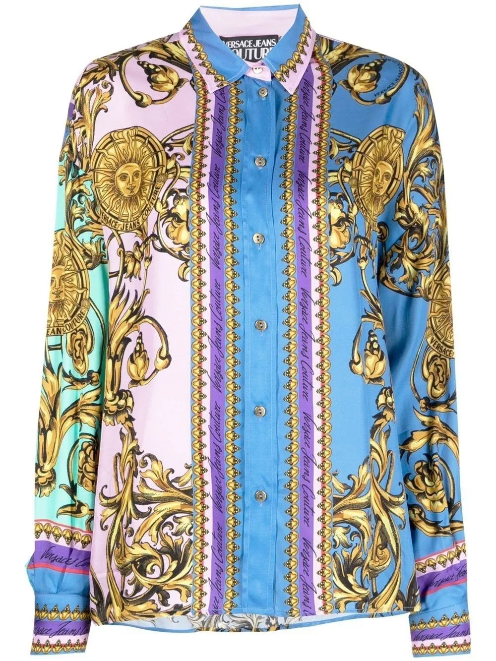 baroque-print shirt | Versace Jeans 