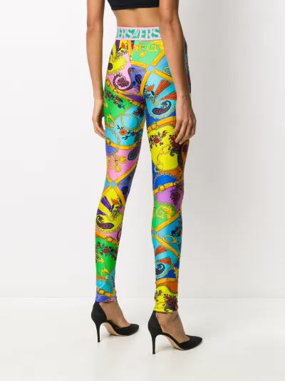 Leggings con stampa barocca | Versace Jeans Couture | Eraldo.com