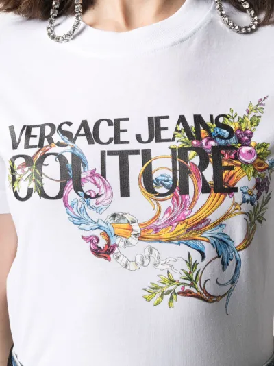 versace jeans logo t shirt