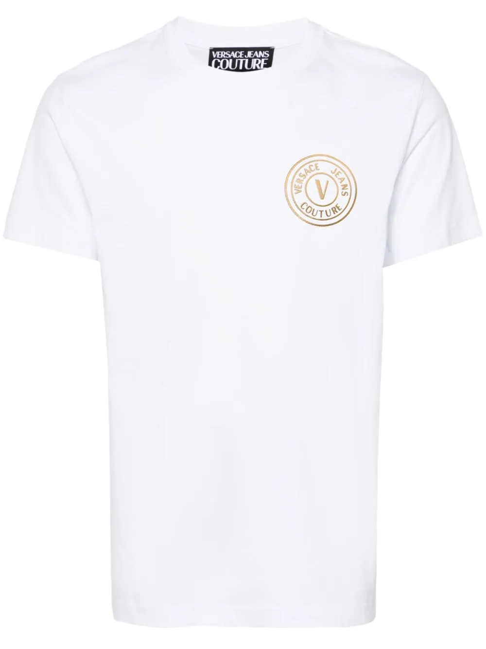 On sale Versace logo-print cotton T-shirt